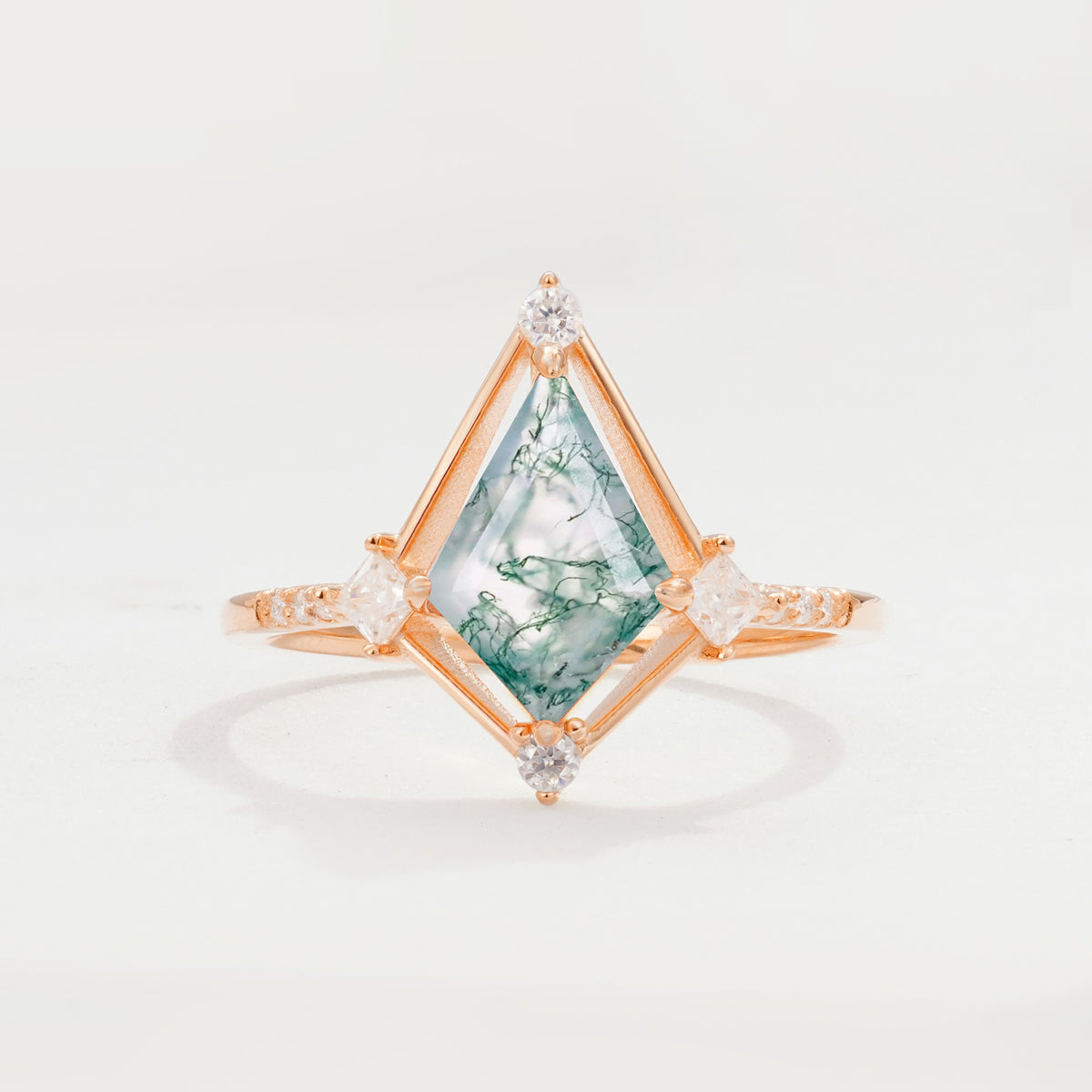 ML07060 Moss Agate Ring - Additional view