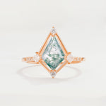 ML07060 Moss Agate Ring - Additional view