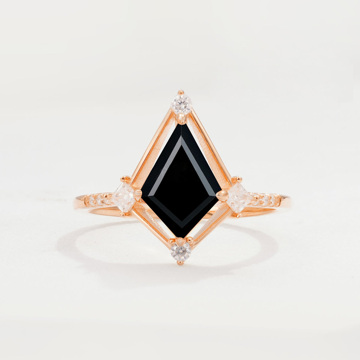 ML07060 Black Onyx Ring - Additional view