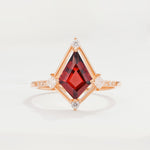 ML07060 Garnet Ring - Additional view