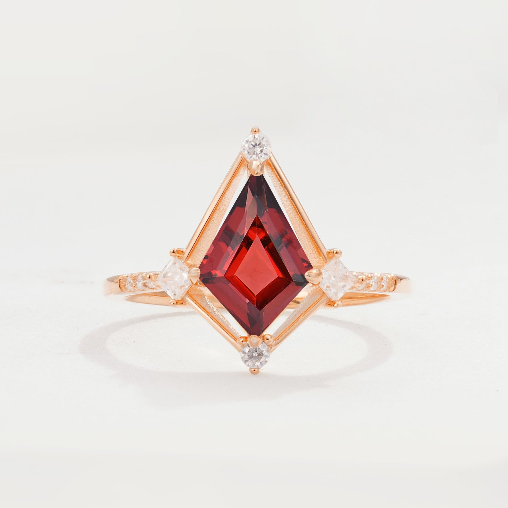 ML07060 Garnet Ring - Additional view