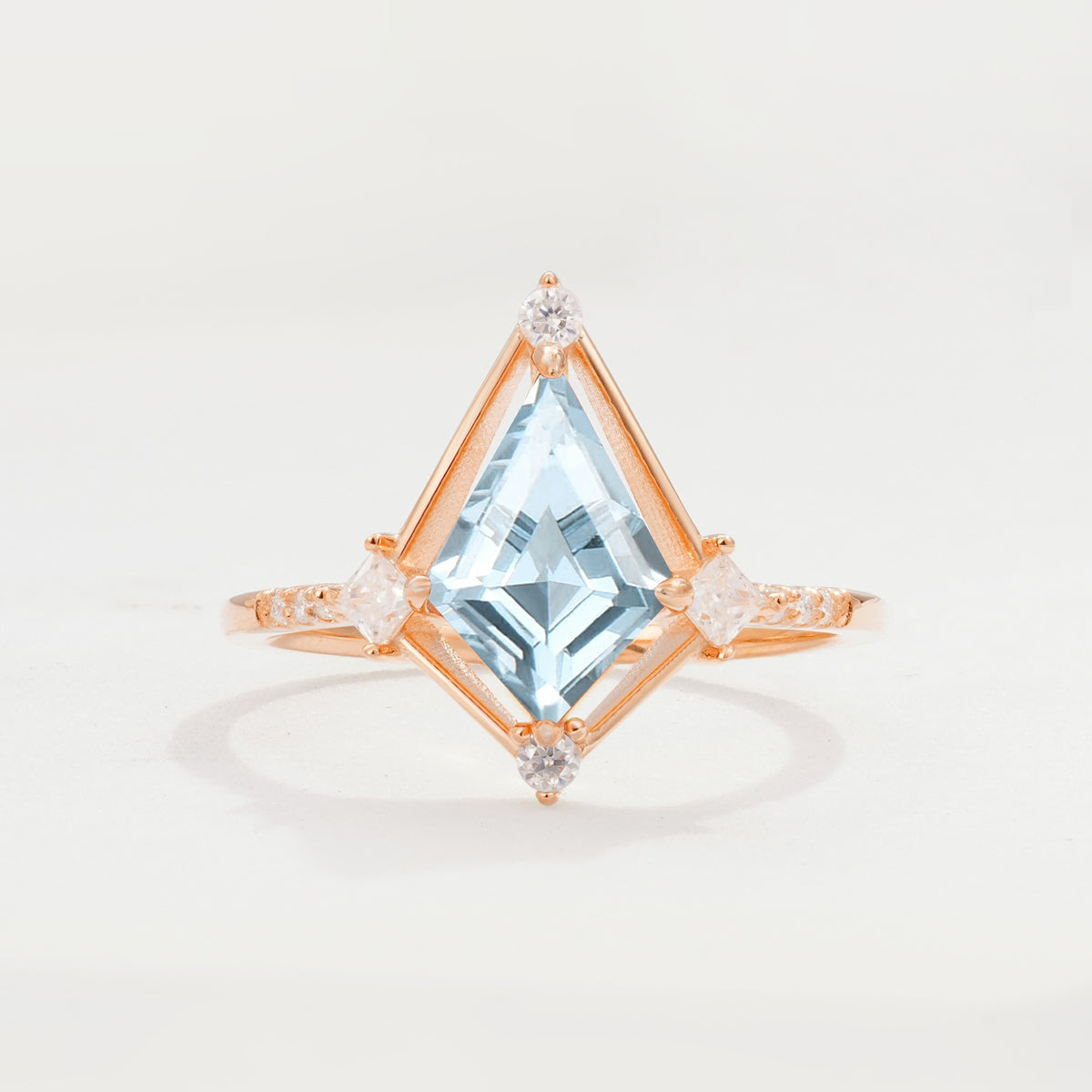 ML07060 Aquamarine Ring - Additional view
