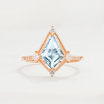 ML07060 Aquamarine Ring - Additional view