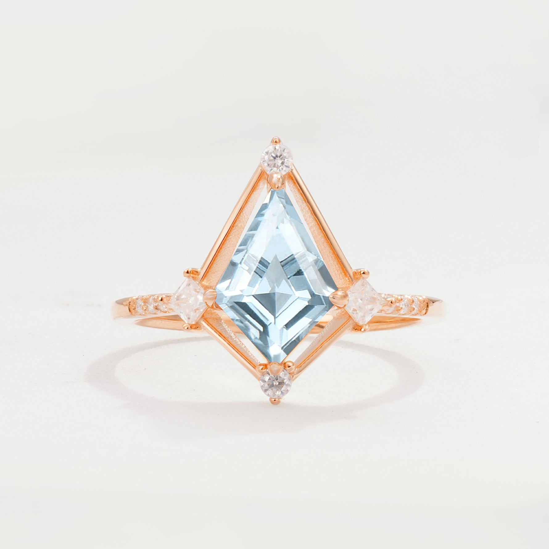 ML07060 Aquamarine Ring - Additional view