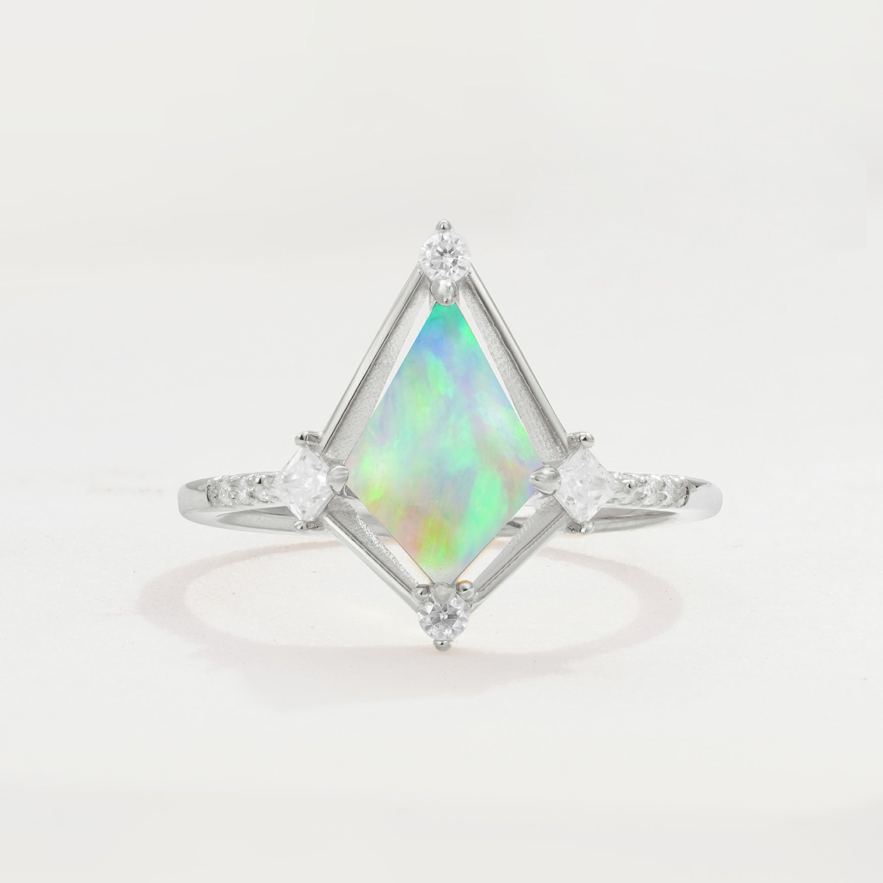 ML07060 Fire Opal Ring - Additional view