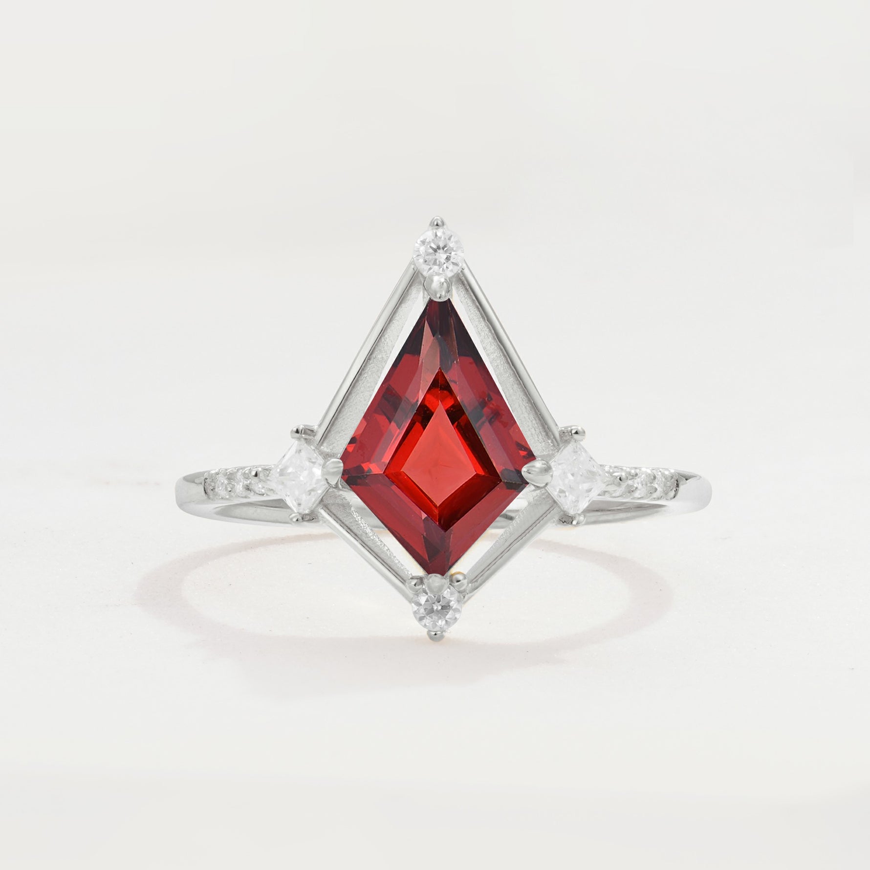 ML07060 Garnet Ring - Additional view