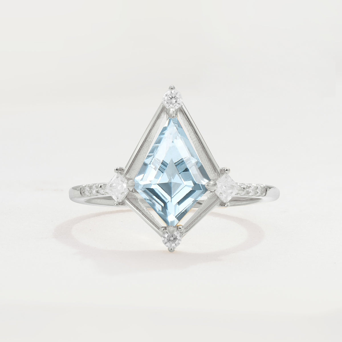 ML07060 Aquamarine Ring - Additional view