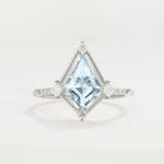 ML07060 Aquamarine Ring - Additional view
