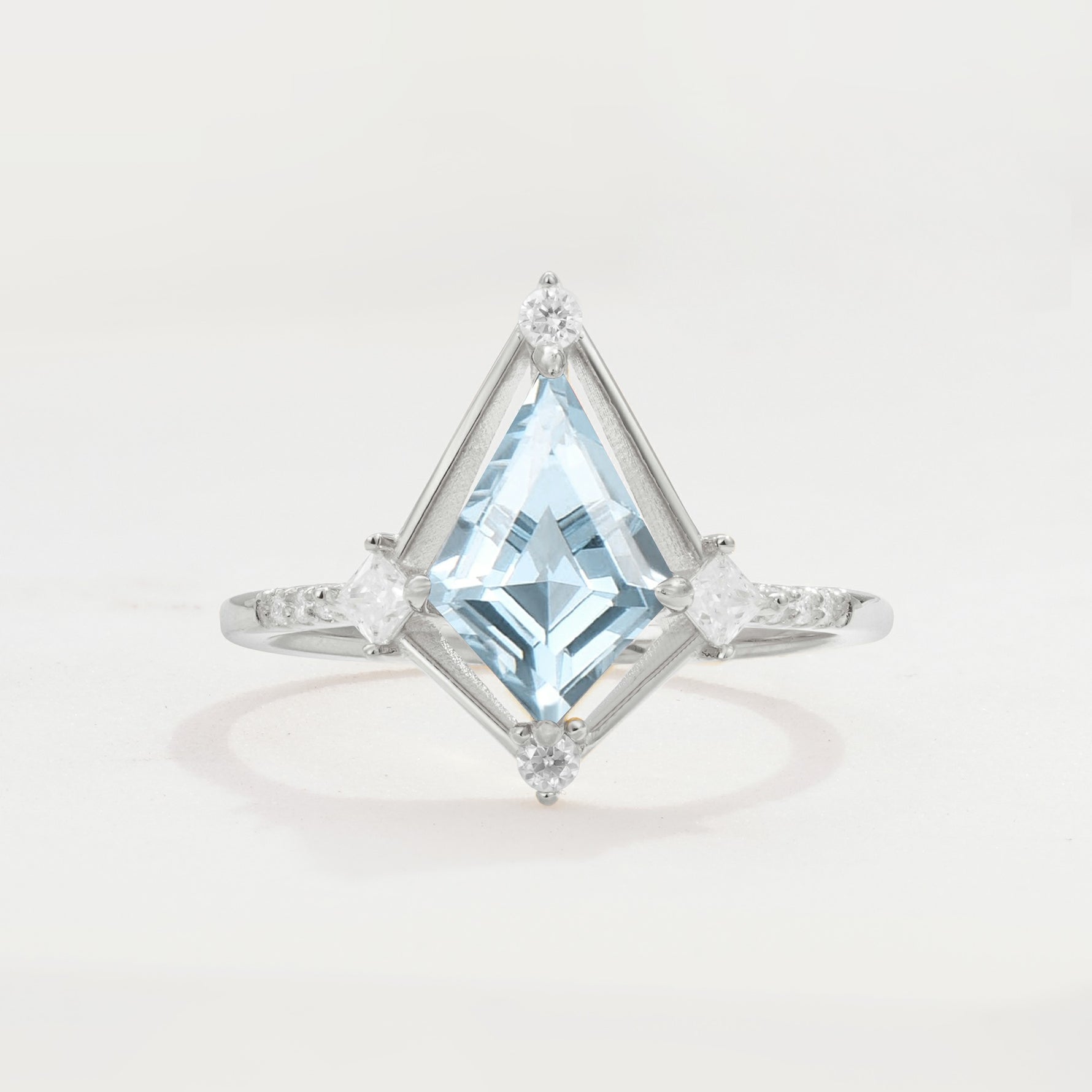 ML07060 Aquamarine Ring - Additional view
