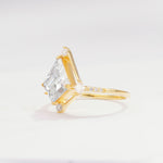 ML07060 Moissanite Ring - White-Gold