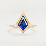 ML07060 Sapphire Ring - Yellow-Gold