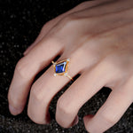ML07060 Sapphire Ring - Rose-Gold