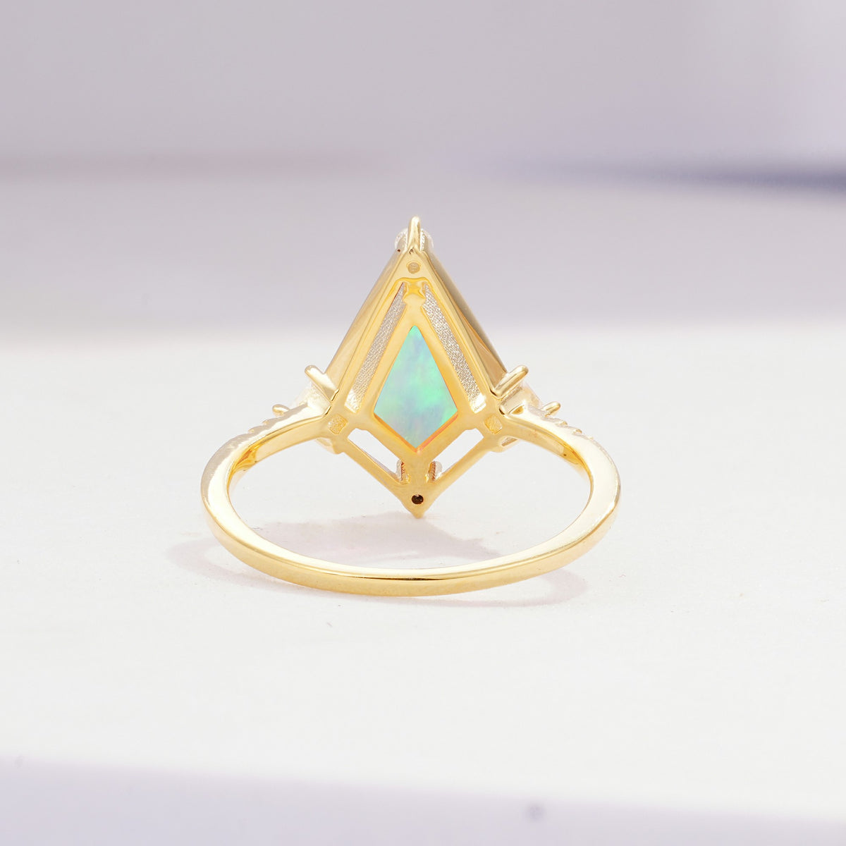 ML07060 Fire Opal Ring - Additional view