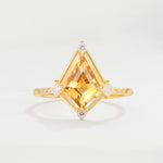 ML07060 Citrine Ring - Yellow-Gold