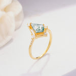 ML07060 Moss Agate Ring - Additional view