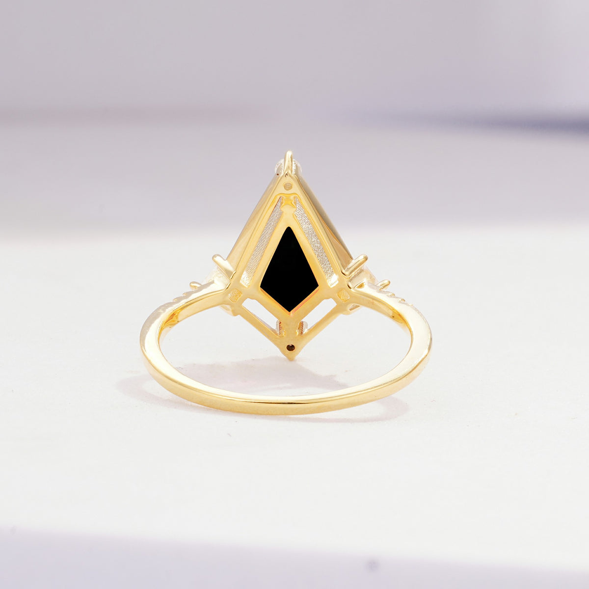 ML07060 Black Onyx Ring - Additional view