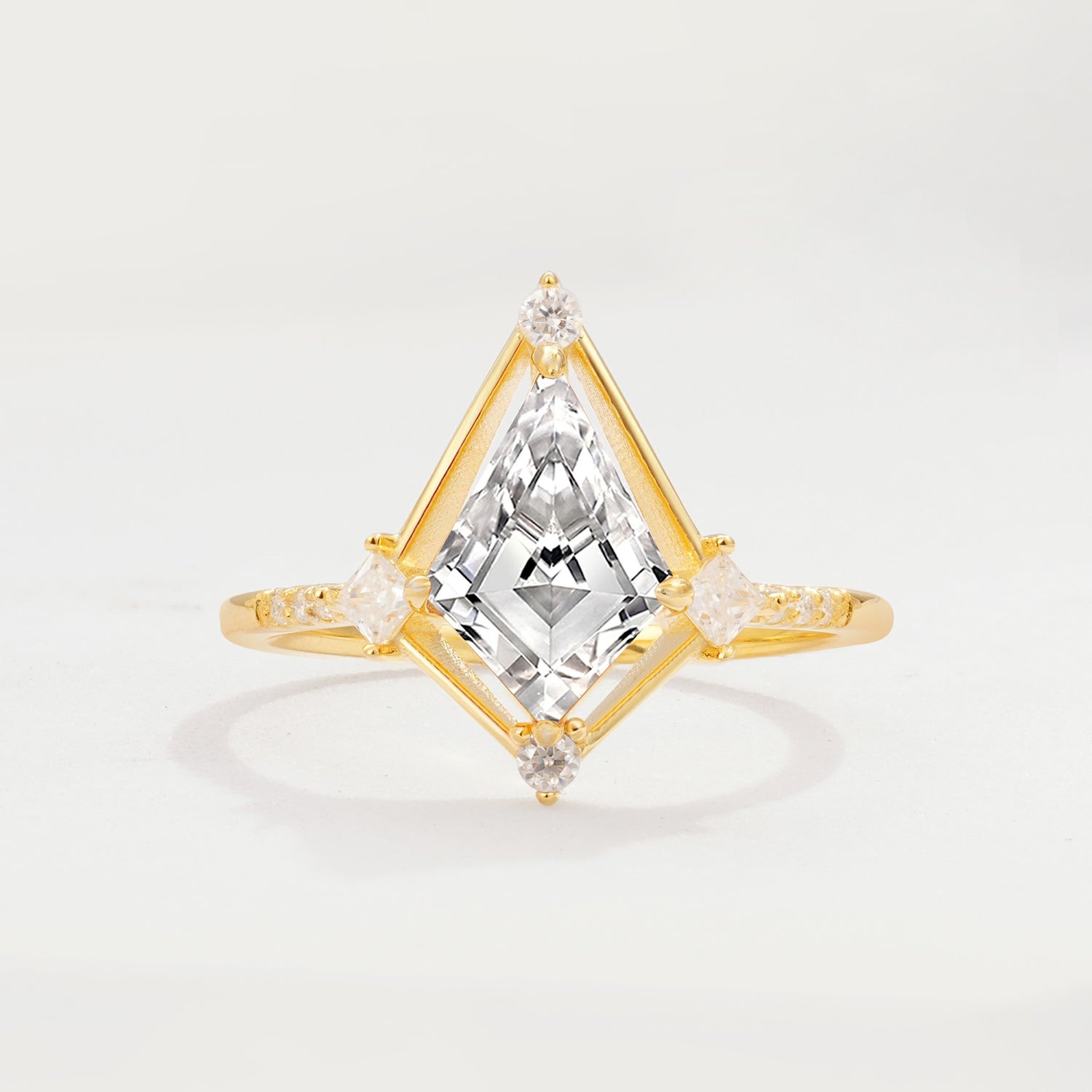 ML07060 Lab Diamond Ring - Yellow-Gold