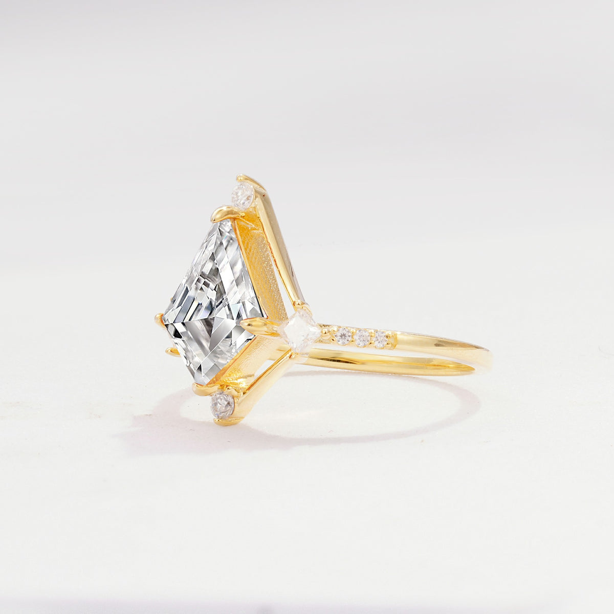 ML07060 Lab Diamond Ring - White-Gold