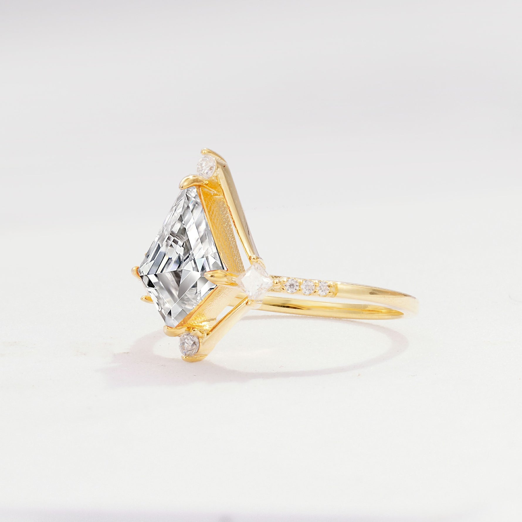 ML07060 Lab Diamond Ring - White-Gold