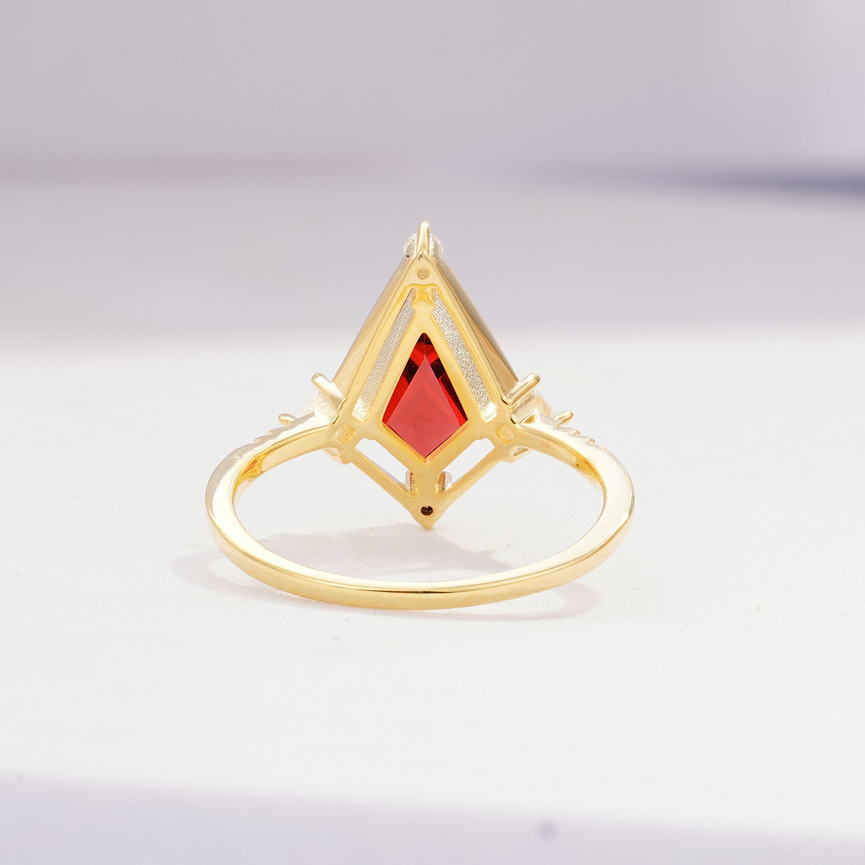 ML07060 Garnet Ring - Additional view