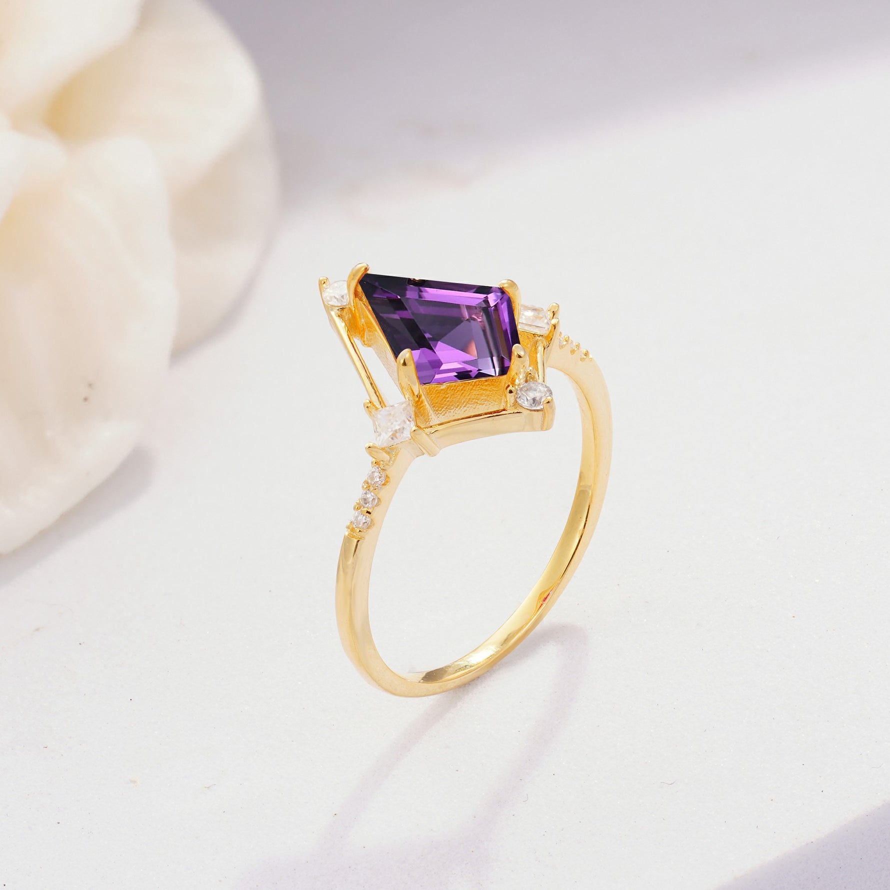 ML07060 Amethyst Ring - Additional view