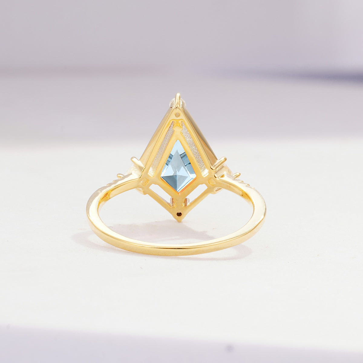 ML07060 Aquamarine Ring - Additional view