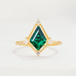 ML07060 Emerald Ring - Yellow-Gold