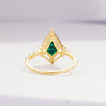 ML07060 Emerald Ring - Additional view