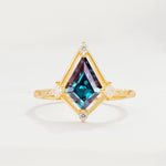 ML07060 Alexandrite Ring - Yellow-Gold