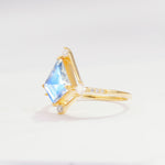 ML07060 Moonstone Ring - White-Gold