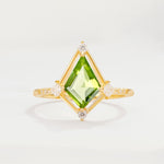 ML07060 Peridot Ring - Yellow-Gold