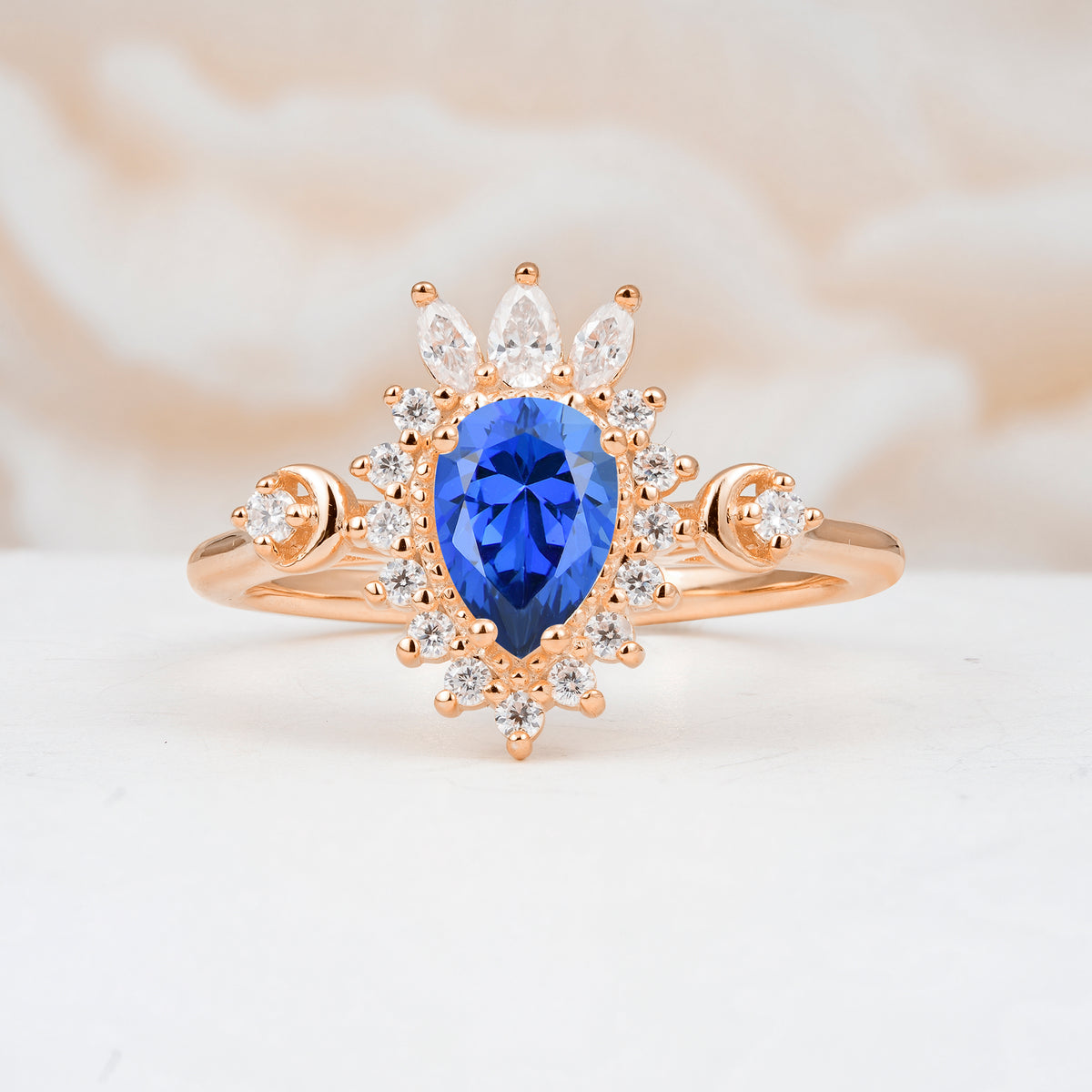 ML07061 Sapphire Ring - Additional view