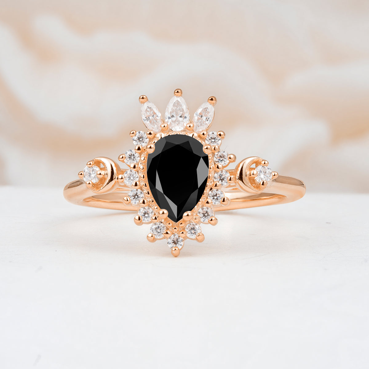 ML07061 Black Onyx Ring - Additional view