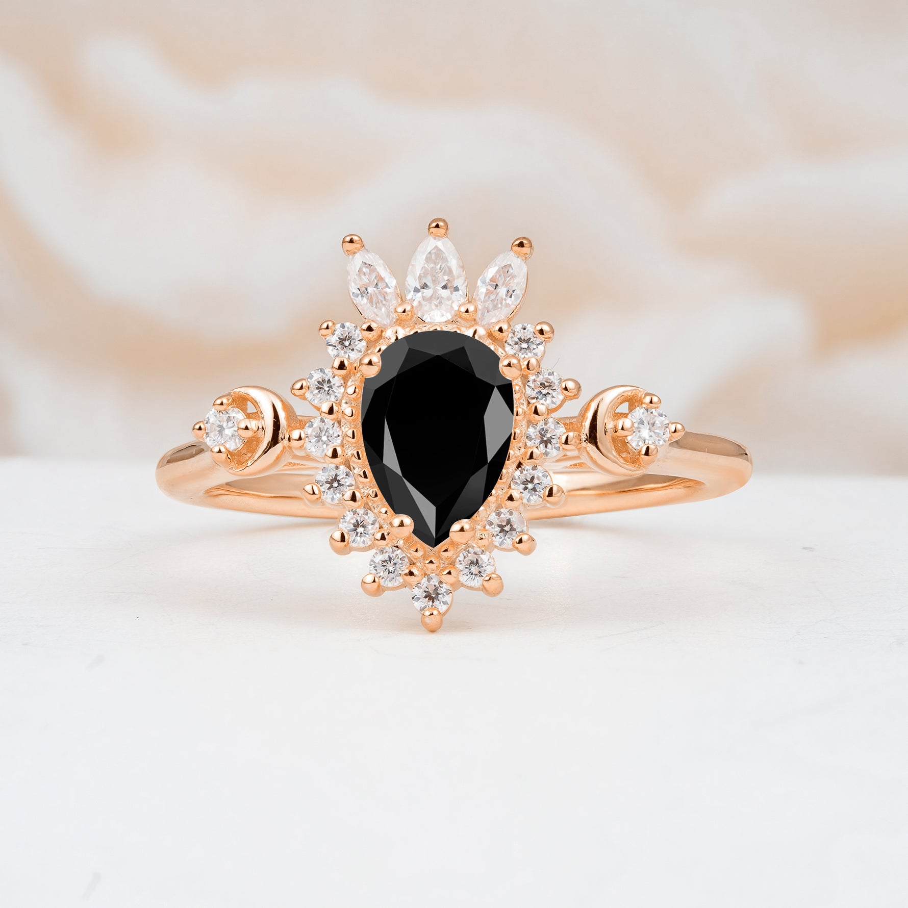 ML07061 Black Onyx Ring - Additional view