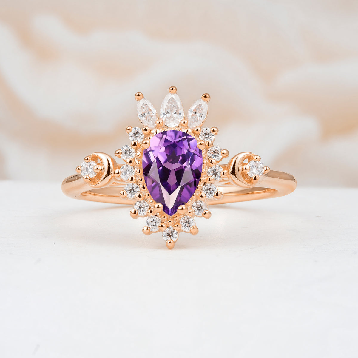 ML07061 Amethyst Ring - Additional view