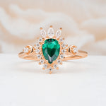 ML07061 Emerald Ring - Additional view