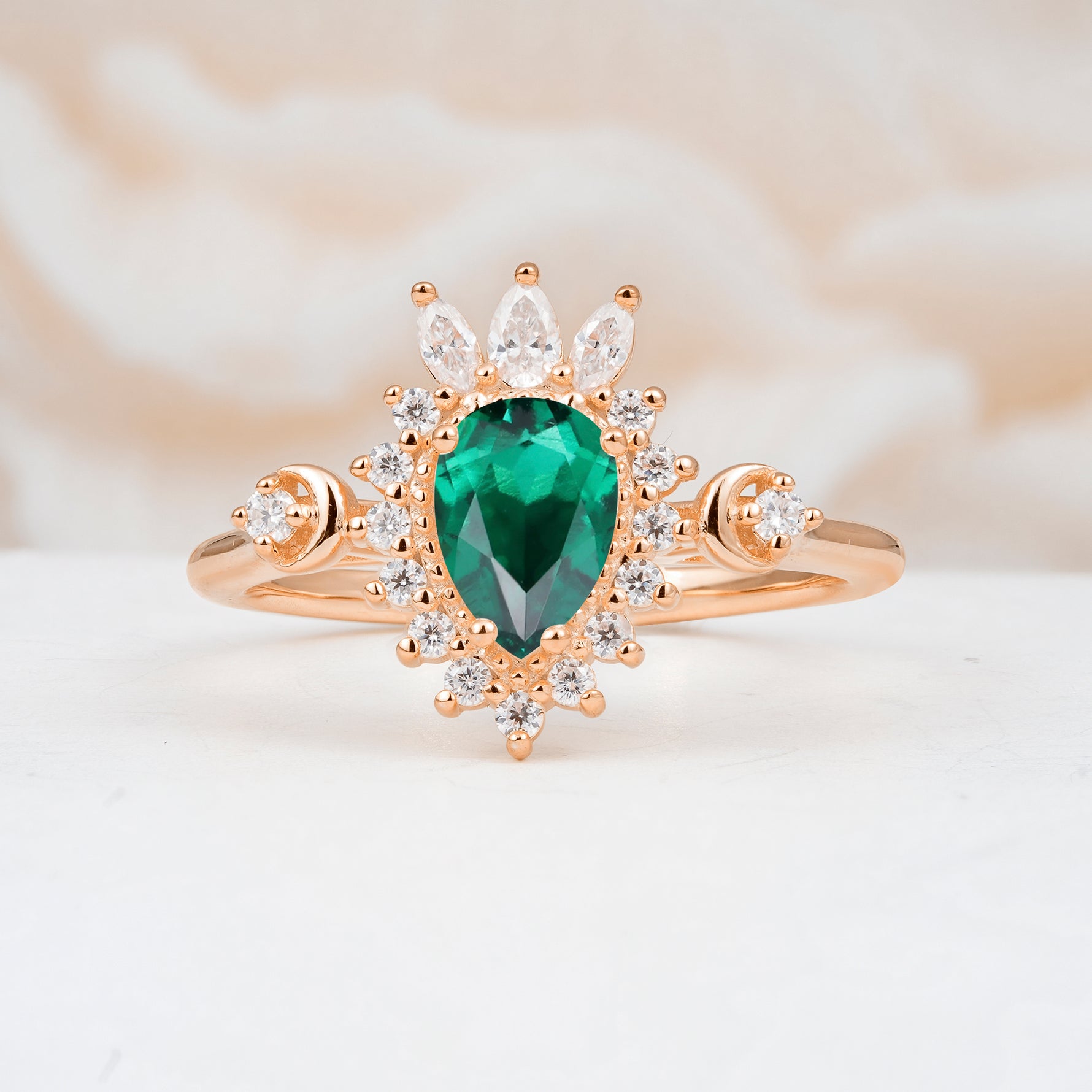 ML07061 Emerald Ring - Additional view