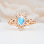 ML07061 Moonstone Ring - Additional view
