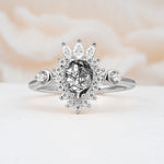 ML07061 Black Rutilated Quartz Ring - Additional view