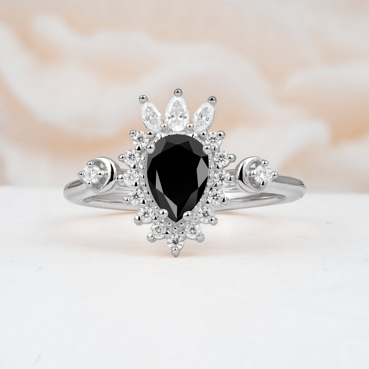 ML07061 Black Onyx Ring - Additional view