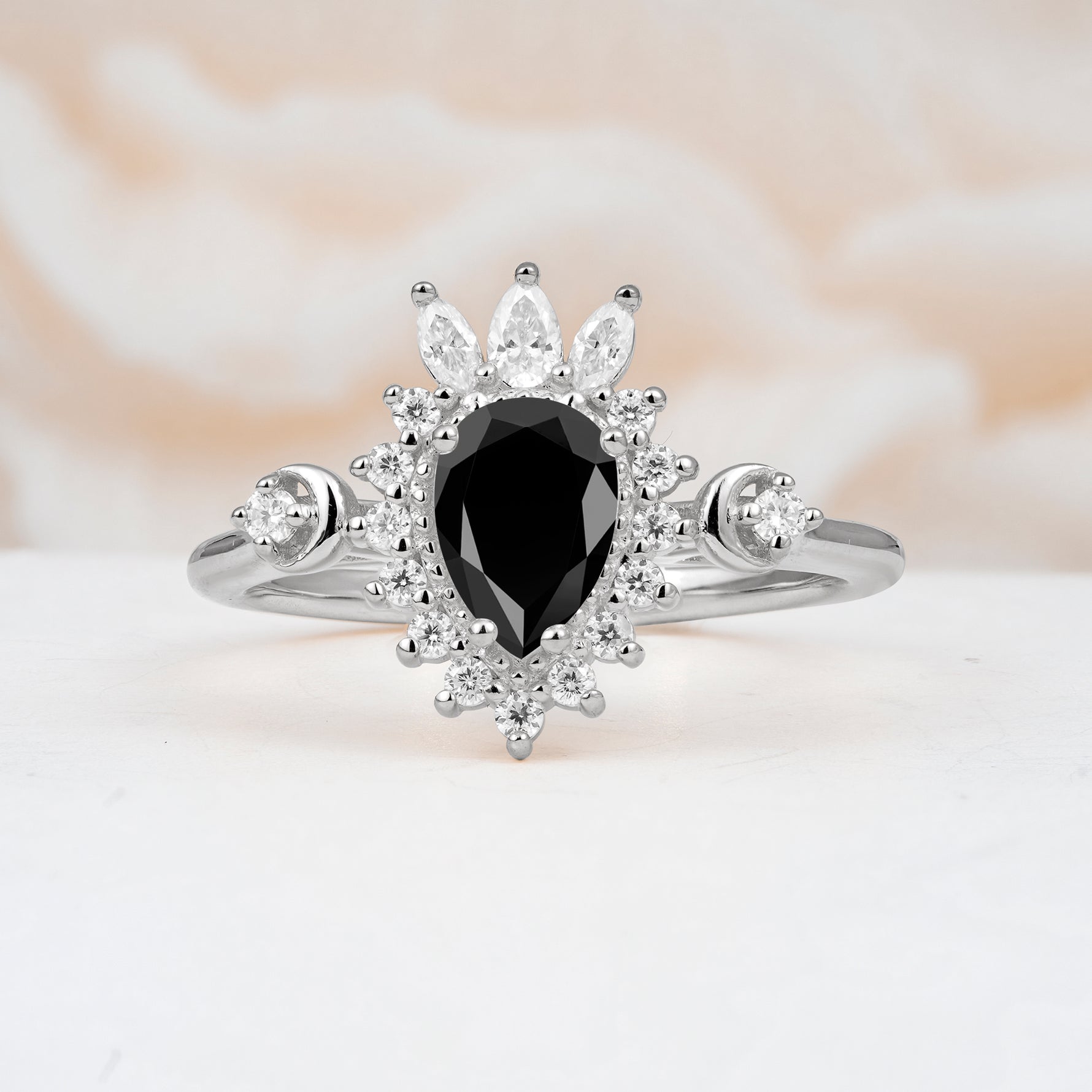 ML07061 Black Onyx Ring - Additional view