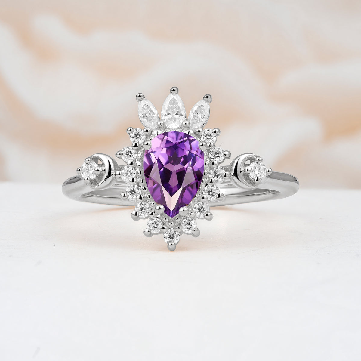 ML07061 Amethyst Ring - Additional view