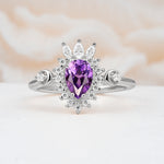 ML07061 Amethyst Ring - Additional view