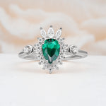 ML07061 Emerald Ring - Additional view