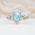 ML07061 Moonstone Ring - Additional view