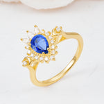 ML07061 Sapphire Ring - Additional view