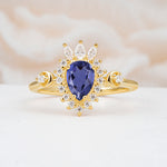 ML07061 Tanzanite Ring - Yellow-Gold
