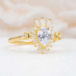 ML07061 Lab Diamond Ring - White-Gold