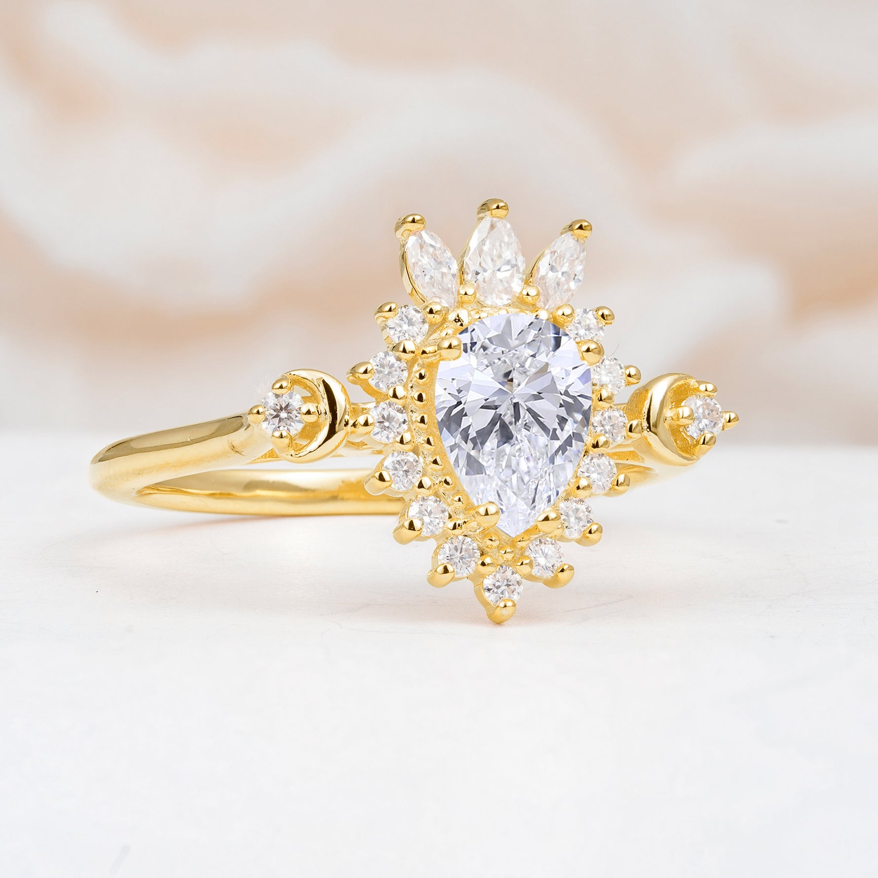 ML07061 Lab Diamond Ring - White-Gold