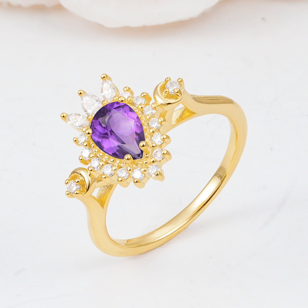 ML07061 Amethyst Ring - Additional view